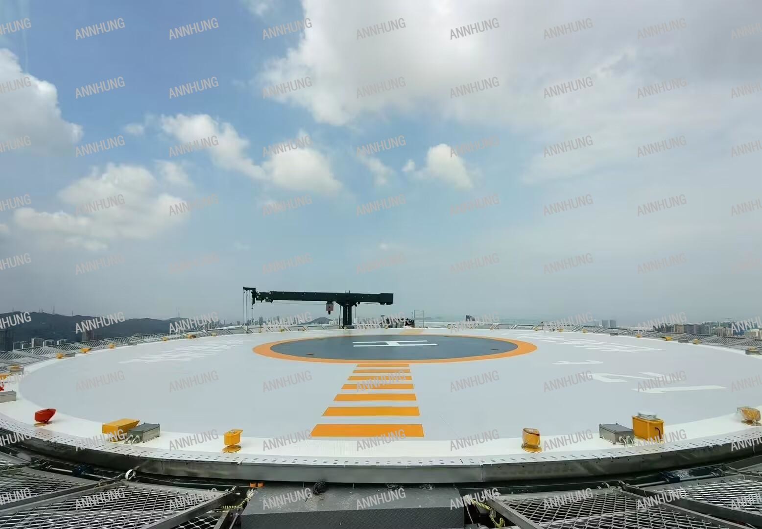 kasus perusahaan terbaru tentang Proyek Zhuhai Macao Bay Century Center - Heliport Lighting