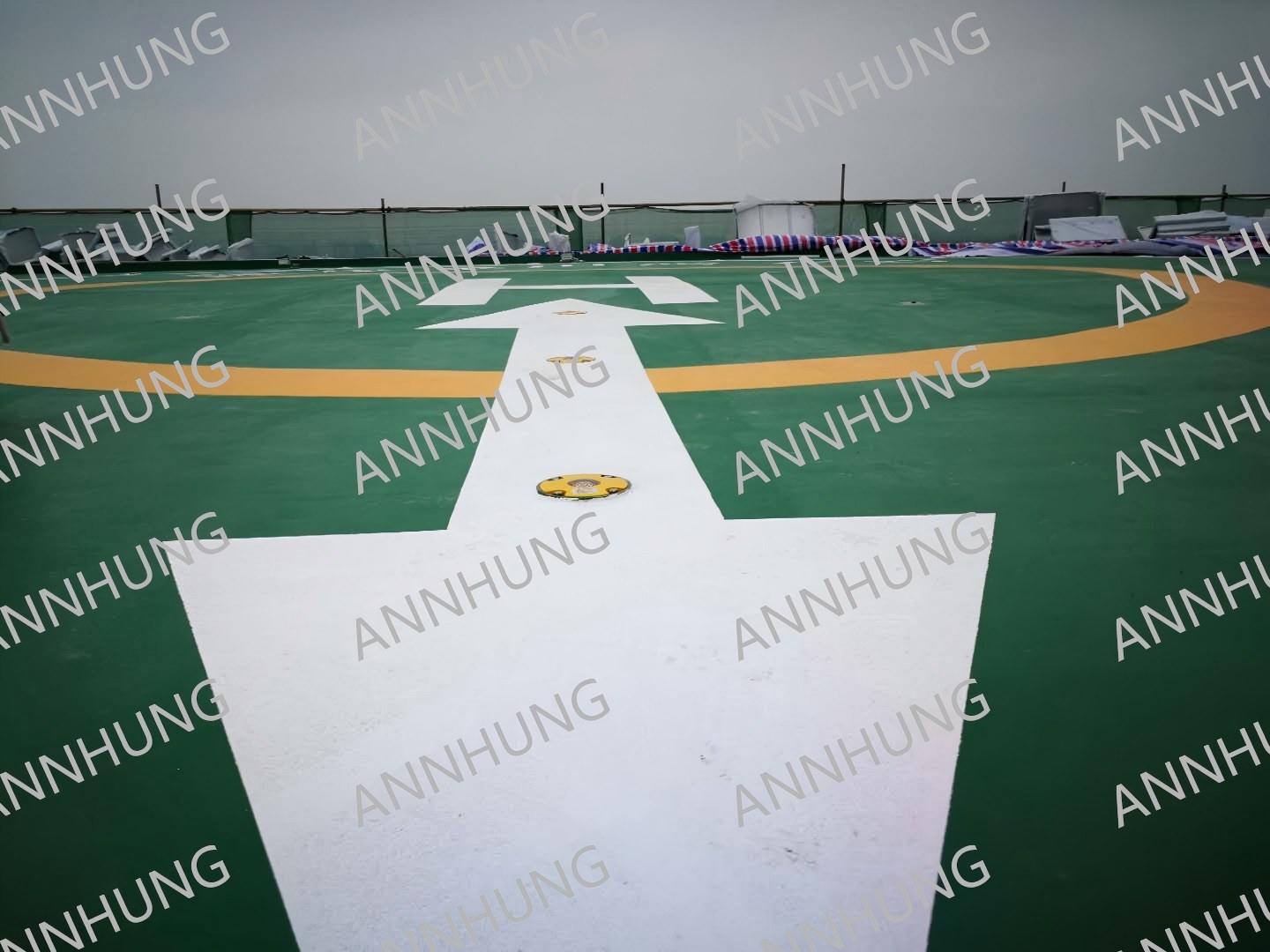 kasus perusahaan terbaru tentang Building Rooftop Helipad Case Study: AH-HP-I Serial LED Heliport Inset Light