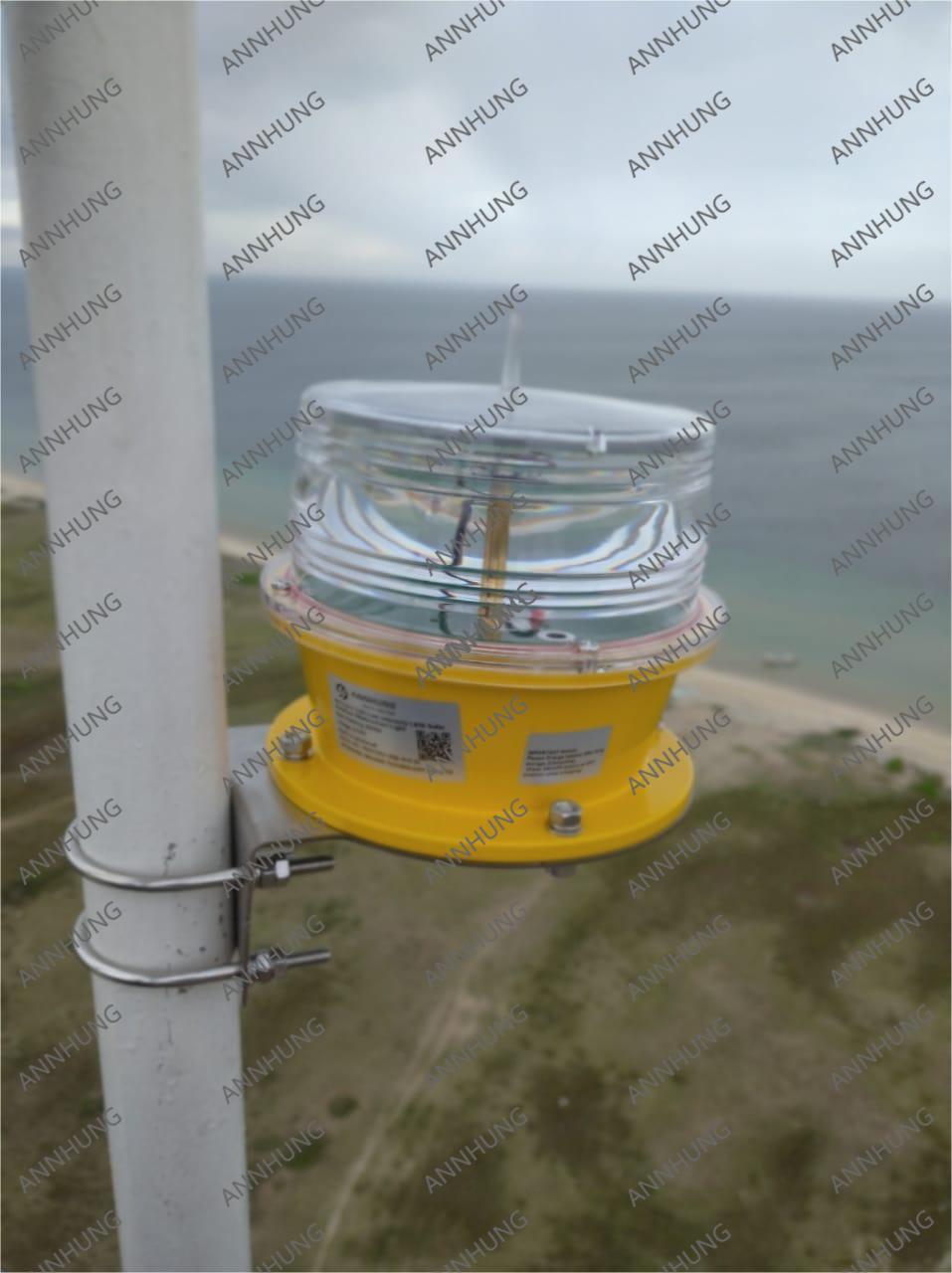 kasus perusahaan terbaru tentang Solar Marine Lantern Installation Case: AH-LS-C IP68 IALA Navigation Lights