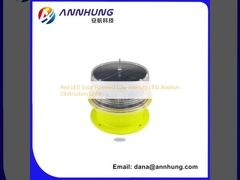 Lampu penghalang penerbangan L810 intensitas rendah bertenaga surya