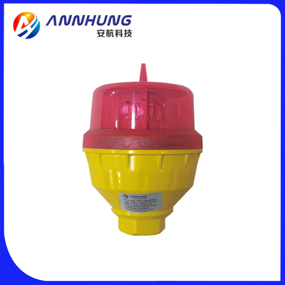 2.5W Aviation Obstruction Light Lampu Peringatan Pesawat Steady Built In Photocell