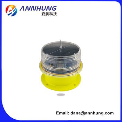 Monocrysilicon Solar LED Marine Lanterns Baterai Lithium Ion Untuk Navigasi Aman 2nm