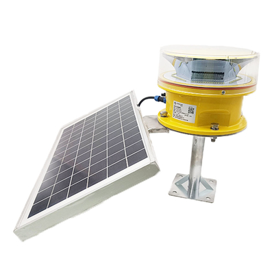2000cd Led Solar Powered Aviation Lights Intensitas Sedang