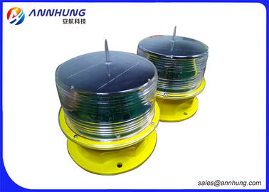 Red Yellow Airfield Solar Runway Edge Lighting dengan Baterai Daur Ulang