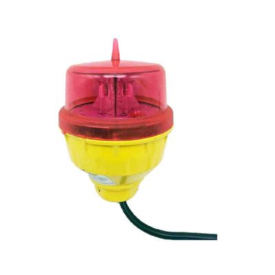 Intensitas Cahaya 32,5cd IP66 Lampu Obstruksi Penerbangan LED Tahan Air dengan Masa Pakai LED 100.000 Jam