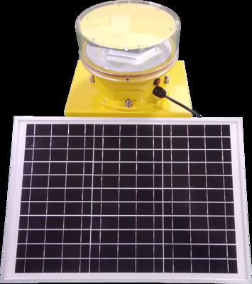 Lampu Halangan Penerbangan Surya Silikon Monokristalin untuk Lingkungan Kelembaban 10%-95%RH