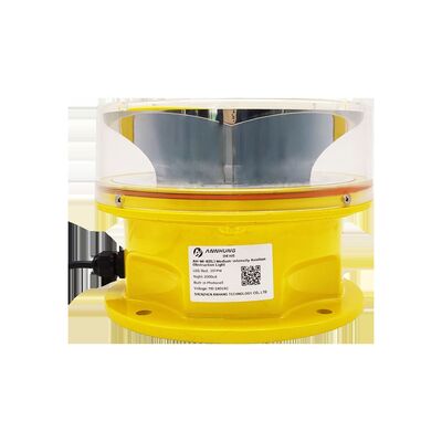 ANNHUNG AH-MI-B2 Putih LED Intensitas Medium Aviation Obstruction Light dengan Intensitas 2000cd, IP66 Waterproof dan 20-60FPM Flash Rate