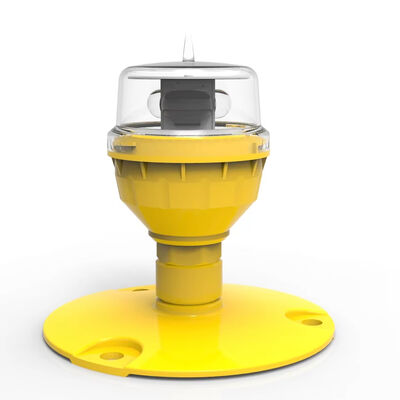 IP66 Waterproof LED Heliport Light dengan umur 100000 jam dan basis kopling yang rapuh untuk penghalang penerbangan