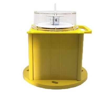 Standar ICAO Annex 14 IP66 Tahan Air 2500cd Intensitas Tinggi LED Heliport Beacon untuk Pencahayaan Helipad