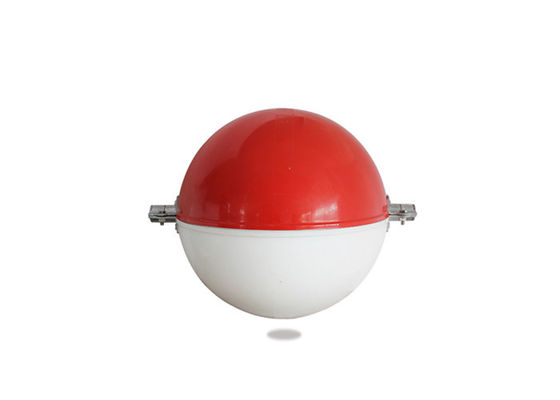 Pesawat Peringatan Bola Aerial Marker Bola dengan stainless steel 304 Fasteners 3mm tebal dan berat 6,9Kg