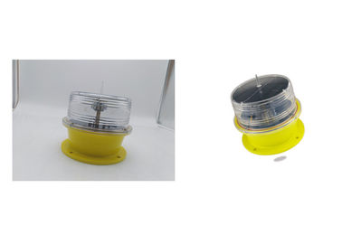 IP68 Bangunan Tinggi Lampu Peringatan Pesawat Die Casting Aluminium Lamp Body 3.7V