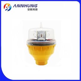 L810 Single Aviation Solar Obstruction Light 32.5cd Untuk Sekolah / Rumah Sakit / Helipad