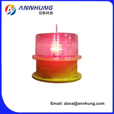 Lampu Suar Laut Bertenaga Surya 2 - 4NM Dibangun Di Fotocel 3.7Vdc